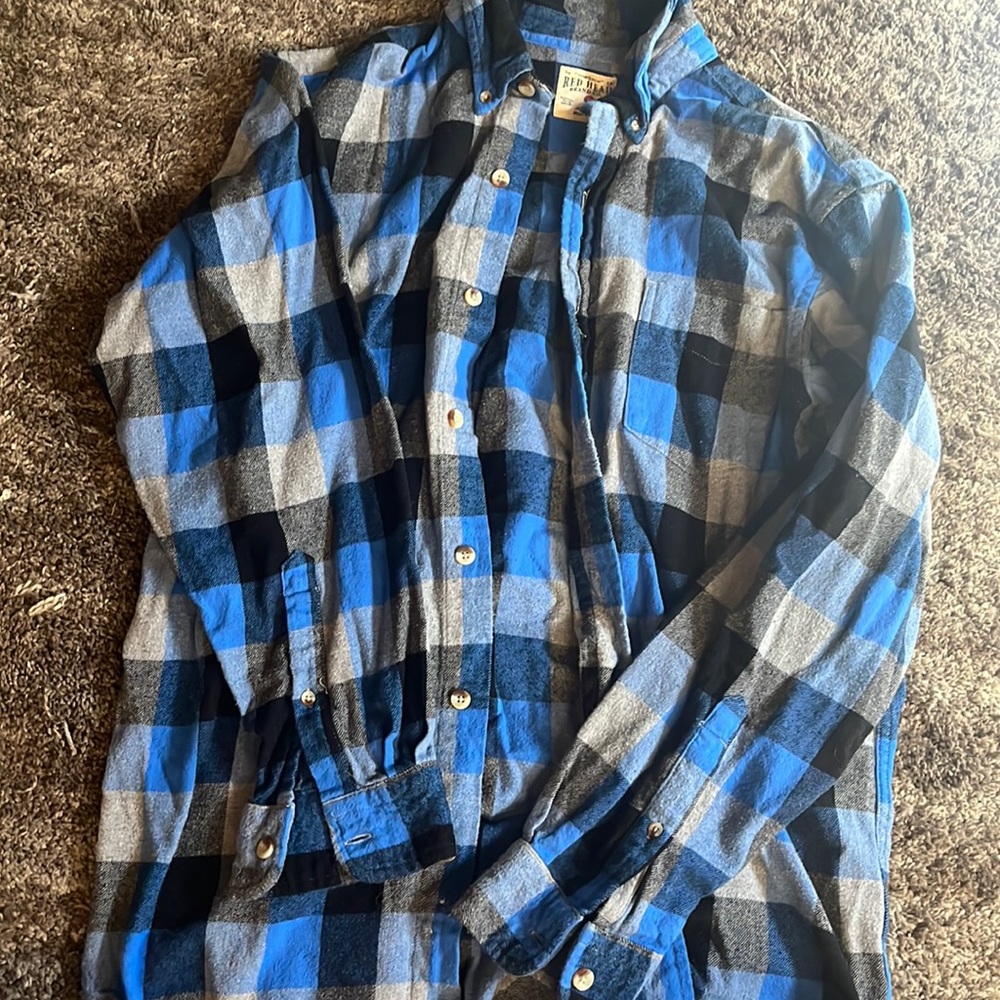 Plaid button down flannel